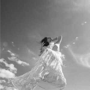 Gunne Sax White Long Sleeve Dress